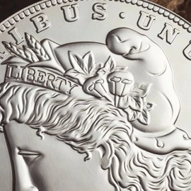 Bacon Jumbo Coin (Morgan) by Bacon Magic