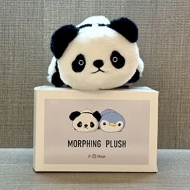 Morphing Plush (Panda to Penguin Blue) by Jackie Zhao and JT Magic