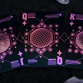 Mazzo di carte Moon (Black Holo) Playing Cards