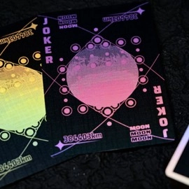 Mazzo di carte Moon (Black Holo) Playing Cards
