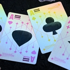 Mazzo di carte Moon (White Holo) Playing Cards