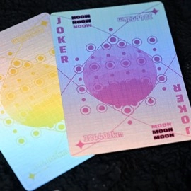 Mazzo di carte Moon (White Holo) Playing Cards