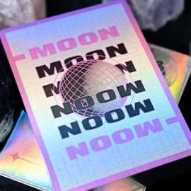 Mazzo di carte Moon (White Holo) Playing Cards