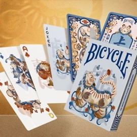 Mazzo di carte Bicycle Mascot (Tiger Sniffs the Rose) Playing Cards