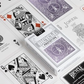 Mazzo di carte Bicycle Prototype (Purple MetalLuxe) Playing Cards by USPCC