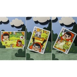 Mazzo di carte Bicycle Paper Royals Red Riding Hood Playing Cards by RunIt Decks