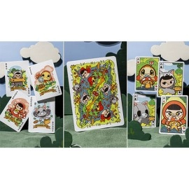 Mazzo di carte Bicycle Paper Royals Red Riding Hood Playing Cards by RunIt Decks