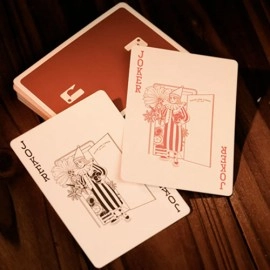 Mazzo di carte Red Roots (Teak Edition) by Room One