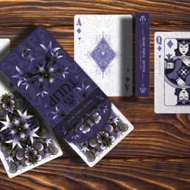 Mazzo di carte Grand Tulip Purple Playing Cards by Dutch Card House Company