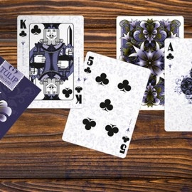 Mazzo di carte Grand Tulip Purple Playing Cards by Dutch Card House Company