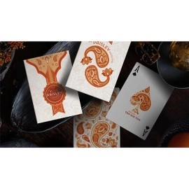 Mazzo di carte Paisley Ton sur Ton Poudre Orange workers Deck
