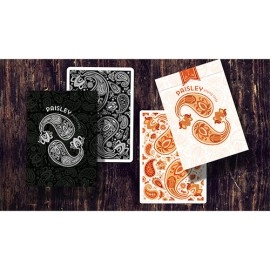 Mazzo di carte Paisley Ton sur Ton Poudre Orange workers Deck