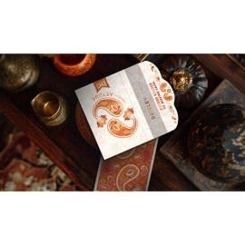 Mazzo di carte Paisley Ton sur Ton Poudre Orange Foil Designer's Choice