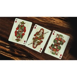 Mazzo di carte Gunslingers Poker (Red) Playing Cards