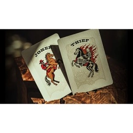 Mazzo di carte Gunslingers Poker (Blue) Playing Cards