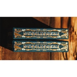 Mazzo di carte Gunslingers Poker (Blue) Playing Cards