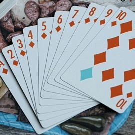 Mazzo di carte FRANKLIN BBQ RETRO BLACK PLAYING CARDS