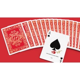Mazzo di carte Red Roses Gold Foil Playing Cards (Fully Marked)