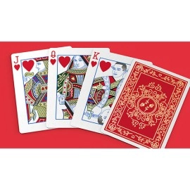 Mazzo di carte Red Roses Gold Foil Playing Cards (Fully Marked)
