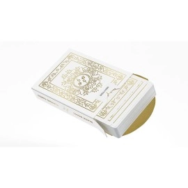 Mazzo di carte Black Roses White Gold Foil Playing Cards