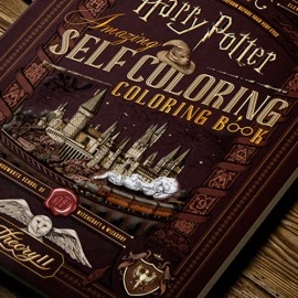 Harry Potter Self-Coloring Book by theory11