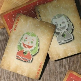 Baraja de cartas X1 Retro Red Playing Cards