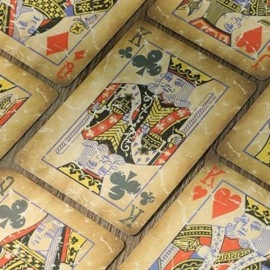 Baraja de cartas X1 Retro Red Playing Cards