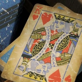Mazzo di carte X1 Retro Blue Playing Cards