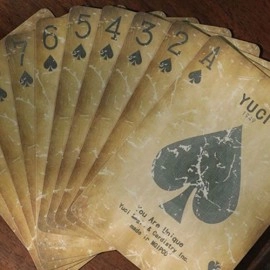 Mazzo di carte X1 Retro Blue Playing Cards