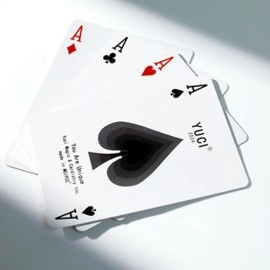 Mazzo di carte Yuci Tiny Wizard Black Playing Cards by TCC