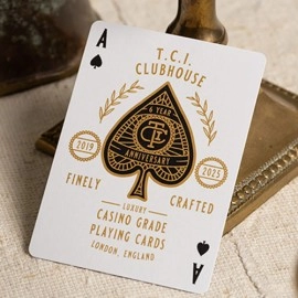 Mazzo di carte TCI Clubhouse (Black) Playing Cards