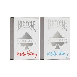 Mazzo di carte Bicycle Keith Haring (Box Set Red and Blue) Playing Cars by US Playing Cards