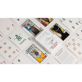 Mazzo di carte Bicycle Jean-Michel Basquiat (Box Set Red/Blue) by US Playing Cards