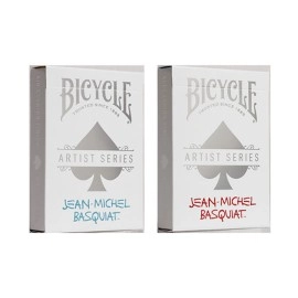 Mazzo di carte Bicycle Jean-Michel Basquiat (Box Set Red/Blue) by US Playing Cards