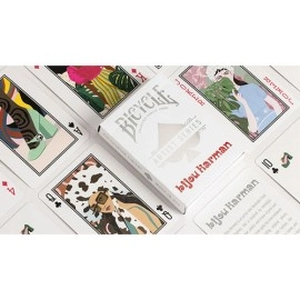 Mazzo di carte Bicycle Bijou Karman Purp/Red Box Set by US Playing Cards