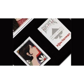 Mazzo di carte Bicycle Bijou Karman Purp/Red Box Set by US Playing Cards
