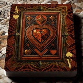 Mazzo di carte The Spirit of Cubism (Dark Red) Playing Cards