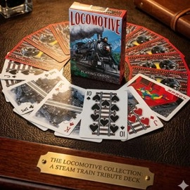 Mazzo di carte Locomotive Playing Cards by Collectable Playing Cards