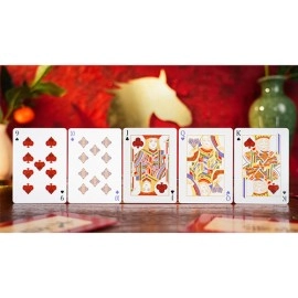 Mazzo di carte Year of the Horse (Red) Playing Cards by TCC Fashion
