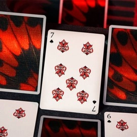 Mazzo di carte Morpho V2 (Carmine) Playing Cards by TCC Fashion