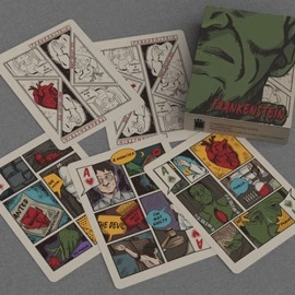 Mazzo di carte Frankenstein Series Comic Edition (Gilded) Playing Cards