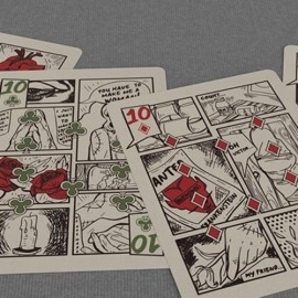 Mazzo di carte Frankenstein Series Comic Edition (Gilded) Playing Cards