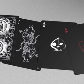 Mazzo di carte Schrodinger's Cat: Quantum Gilded Dead Black Playing Cards