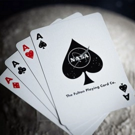 Mazzo di carte NASA BLACK HOLE "MEATBALL" LOGO PLAYING CARDS