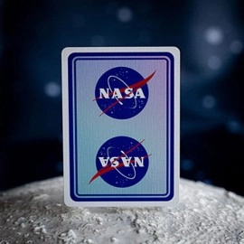 Mazzo di carte NASA HOLOGRAPHIC FOIL "MEATBALL" LOGO PLAYING CARDS