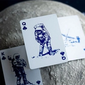 Mazzo di carte NASA HOLOGRAPHIC FOIL "MEATBALL" LOGO PLAYING CARDS