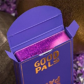 Mazzo di carte GILDED Good Pals Purple Foil Logo Playing Cards