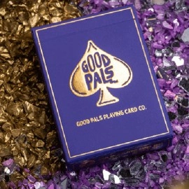 Mazzo di carte GILDED Good Pals Purple Foil Logo Playing Cards