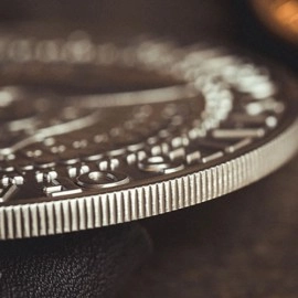 Bacon Jumbo Coin (Oversized Half Dollar) by Bacon Magic