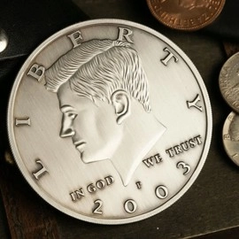 Bacon Jumbo Coin (Oversized Half Dollar) by Bacon Magic